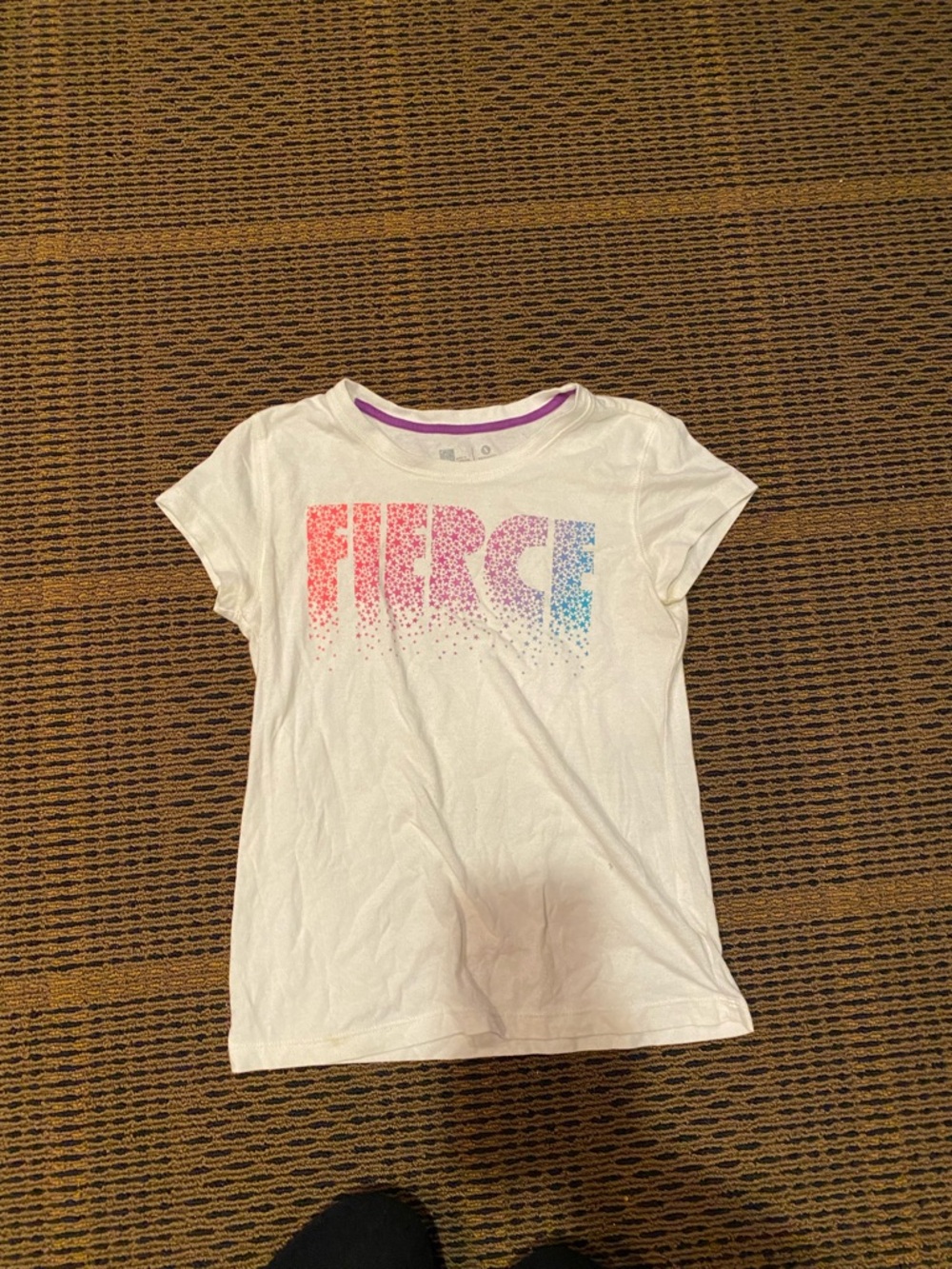 Fierce Graphic White Kids T-Shirt